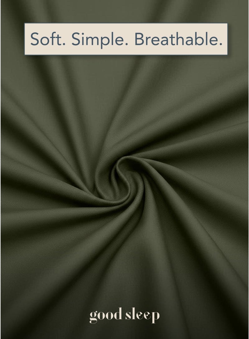 نوم جيد طقم لحاف فاخر مزدوج الألوان – 6 قطع بحجم كينغ (220×240 سم) | ألوان متعاكسة ناعمة ومقاومة للتجاعيد | صناعة دبي | يشمل غطاء لحاف بسحّاب، ملاءة مطاطية و 4 أغطية وسادة - Image 4